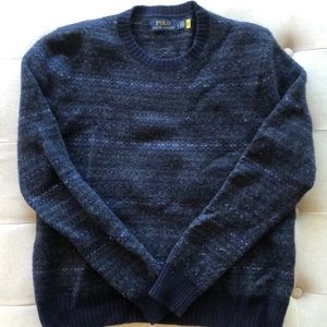 Ralph Lauren Polo navy wool sweater shrunken large - fits like women’s small